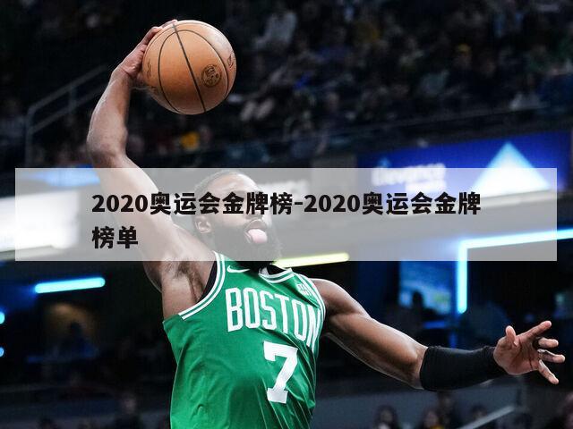 2020奥运会金牌榜-2020奥运会金牌榜单