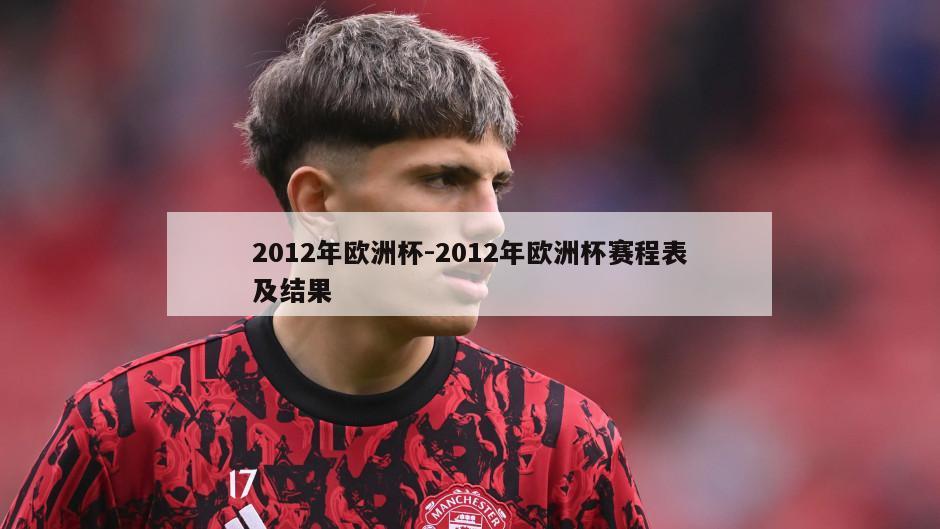 2012年欧洲杯-2012年欧洲杯赛程表及结果