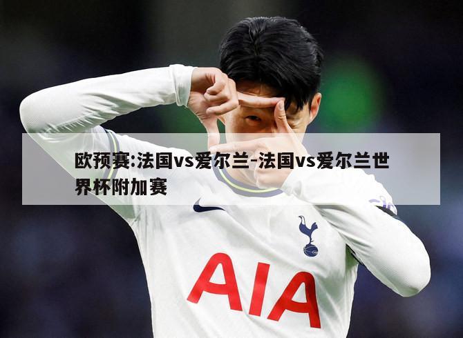 欧预赛:法国vs爱尔兰-法国vs爱尔兰世界杯附加赛