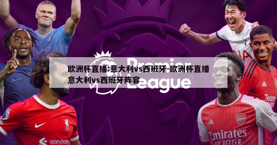 欧洲杯直播:意大利vs西班牙-欧洲杯直播意大利vs西班牙阵容